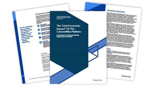 The Total Economic Impact™ of the ConnectWise Platform